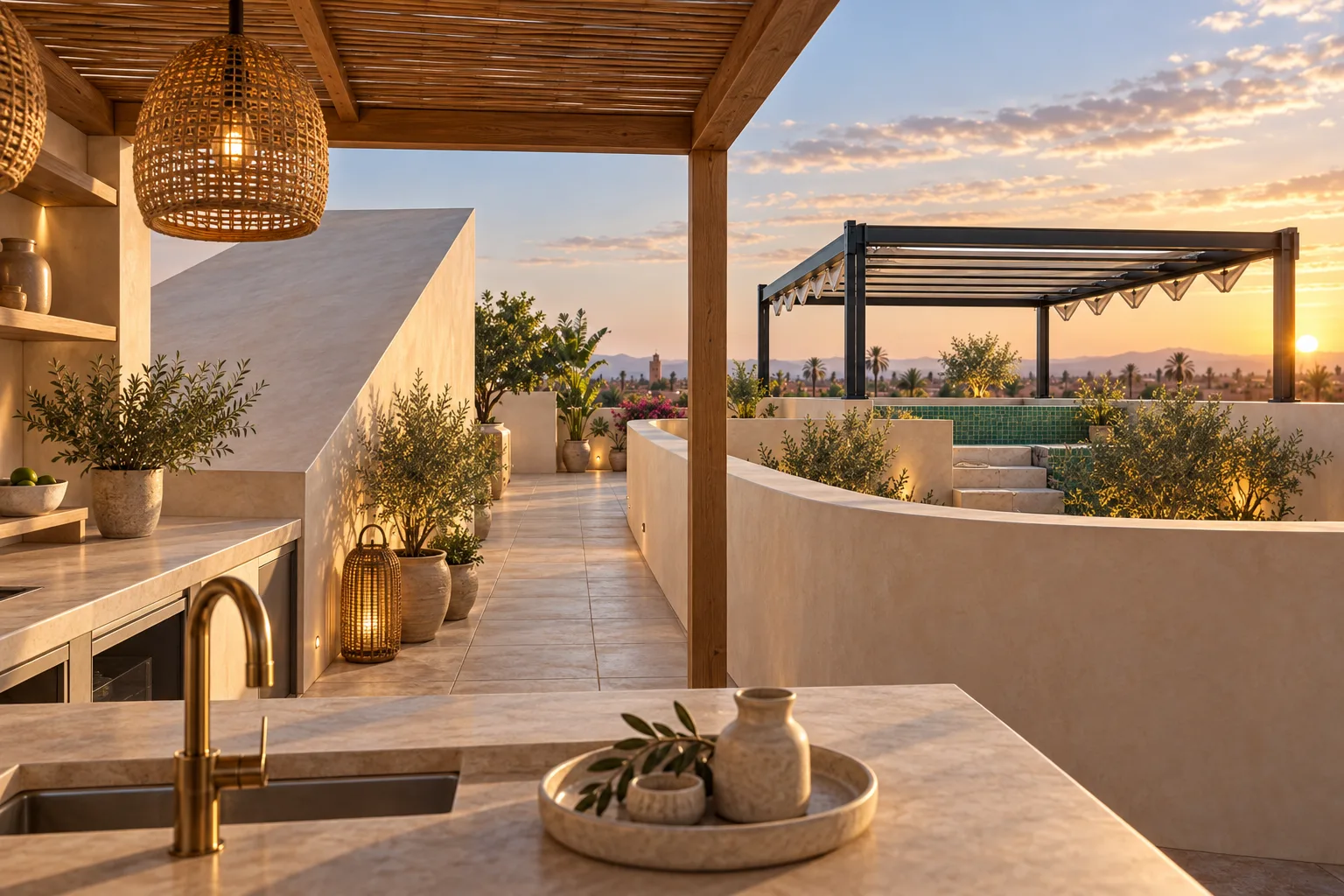 Photo 6 de Riyad Omid – projet de riad neuf dans la médina de Marrakech