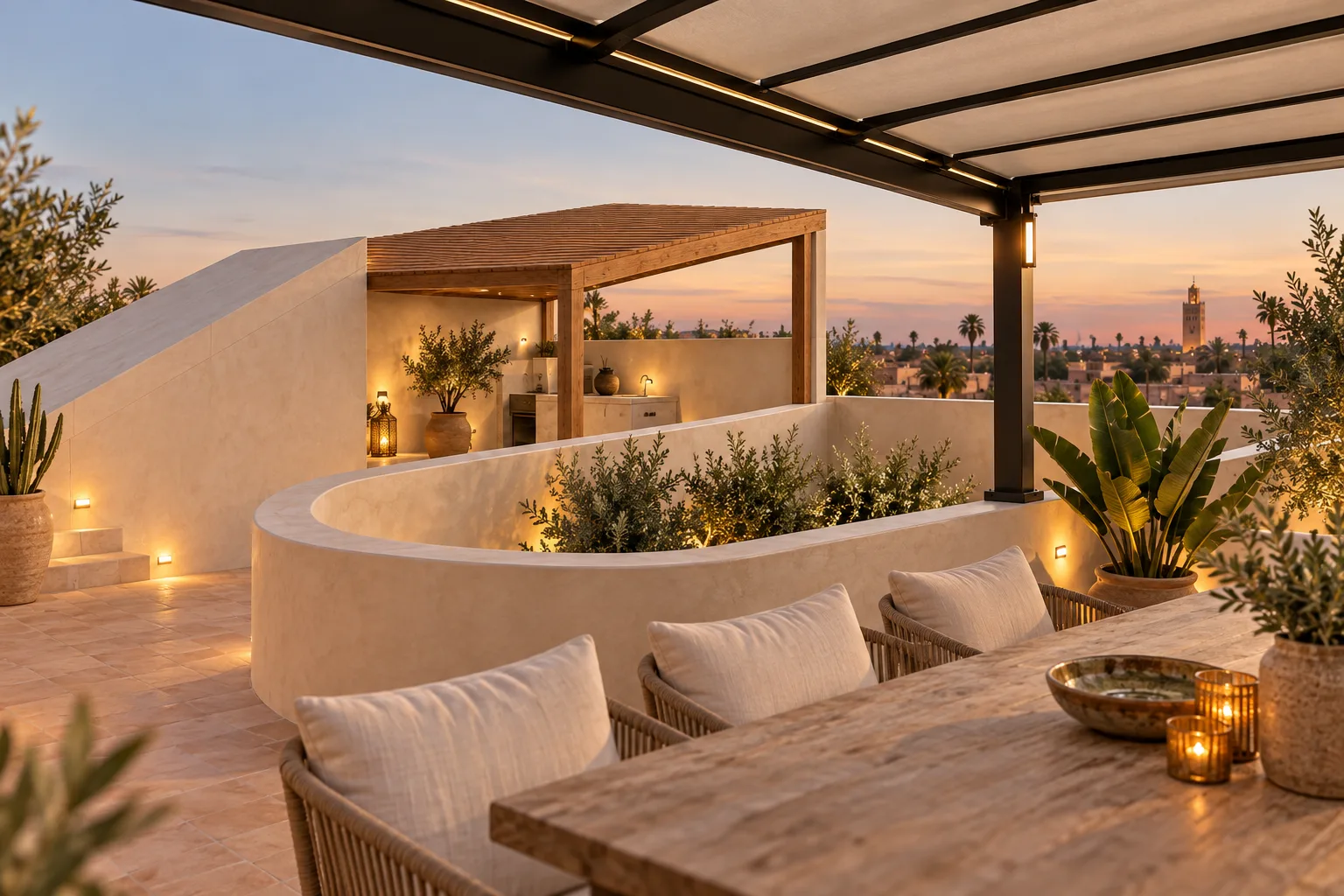 Photo 1 de Riyad Omid – projet de riad neuf dans la médina de Marrakech