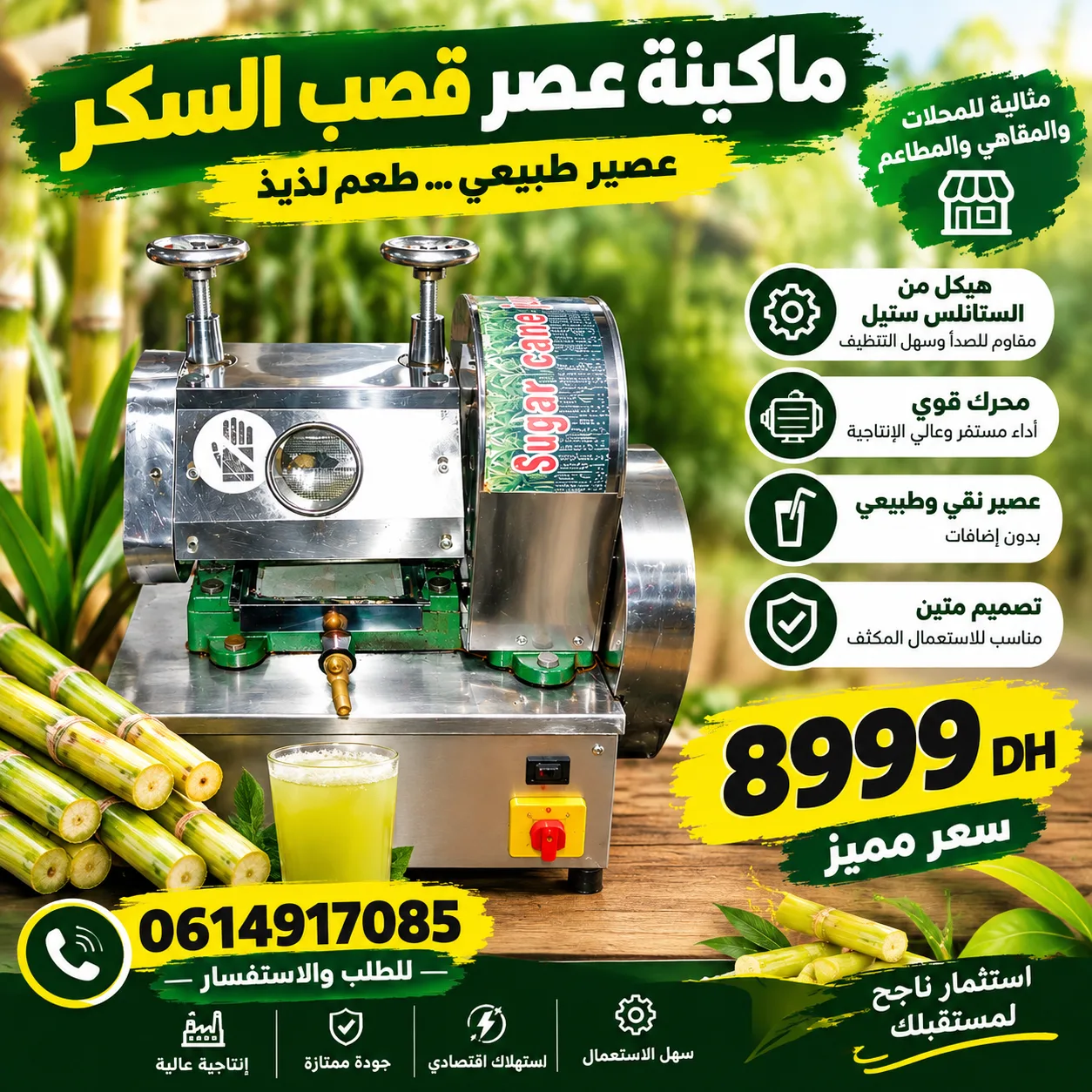 Photo 1 de makinat 9assab sokkar