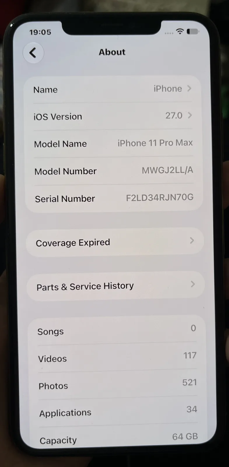 Photo 6 de Iphone 11 promax 64gb bon état