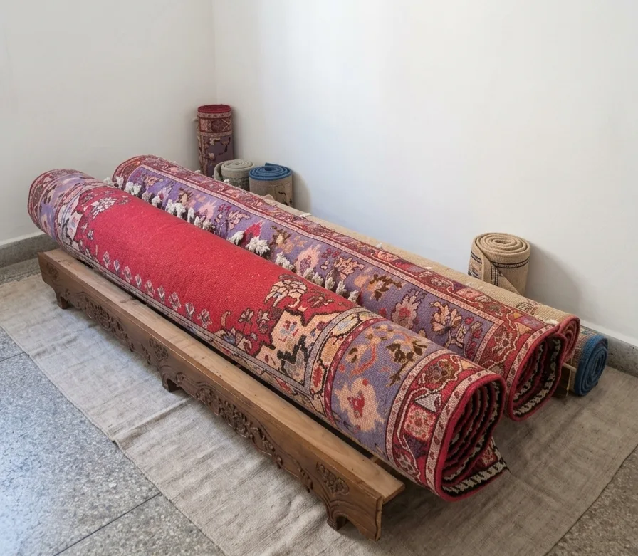 Photo 2 de Tapis Rbati Super — Authentique & traditionnel | 2 tailles disponibles