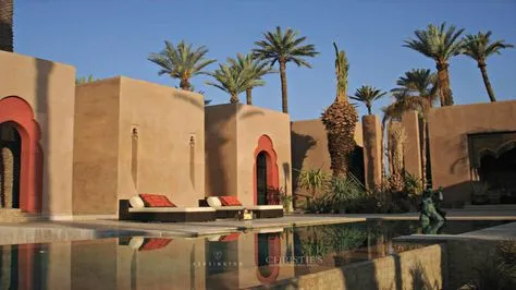 Moderne villa bien meublée à Askejor  Marrakech