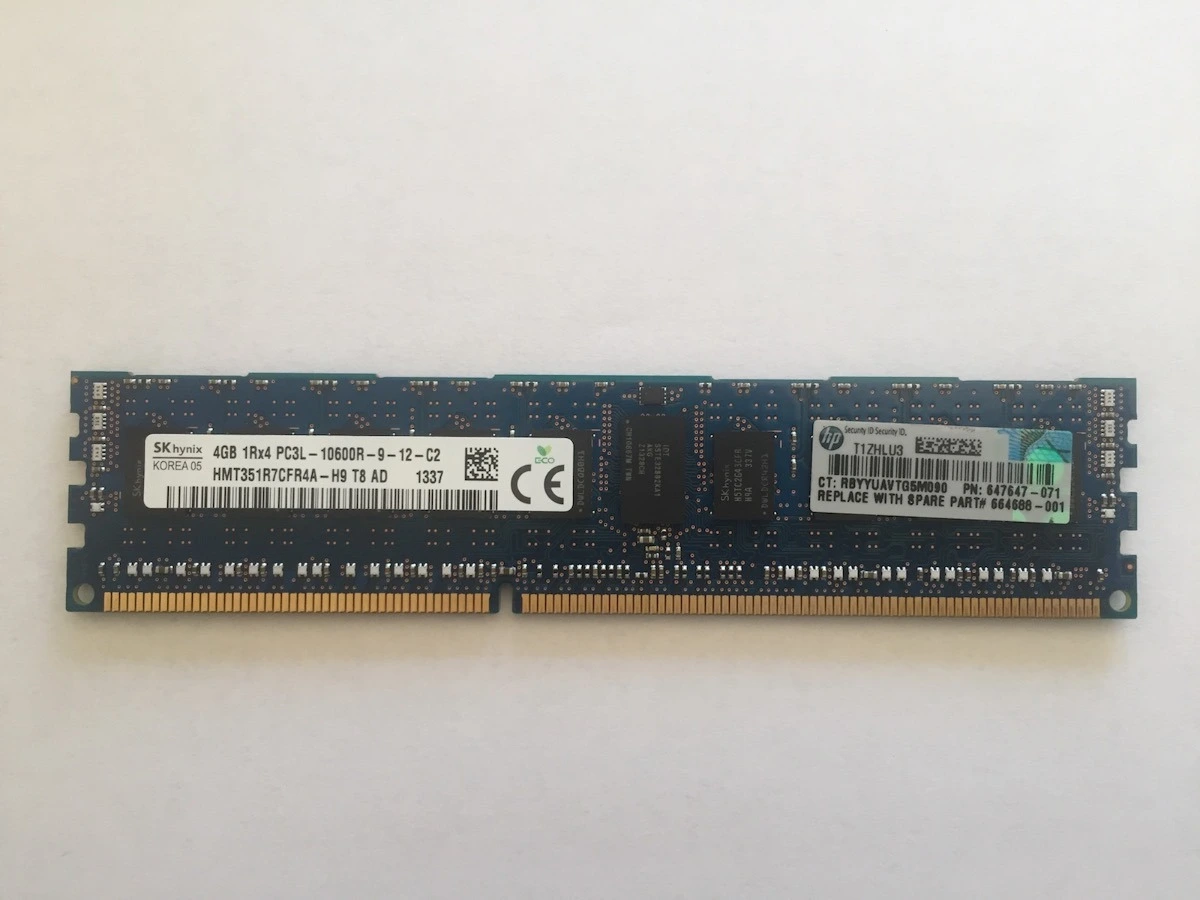 RAM DDR3 4 GB 10600R 